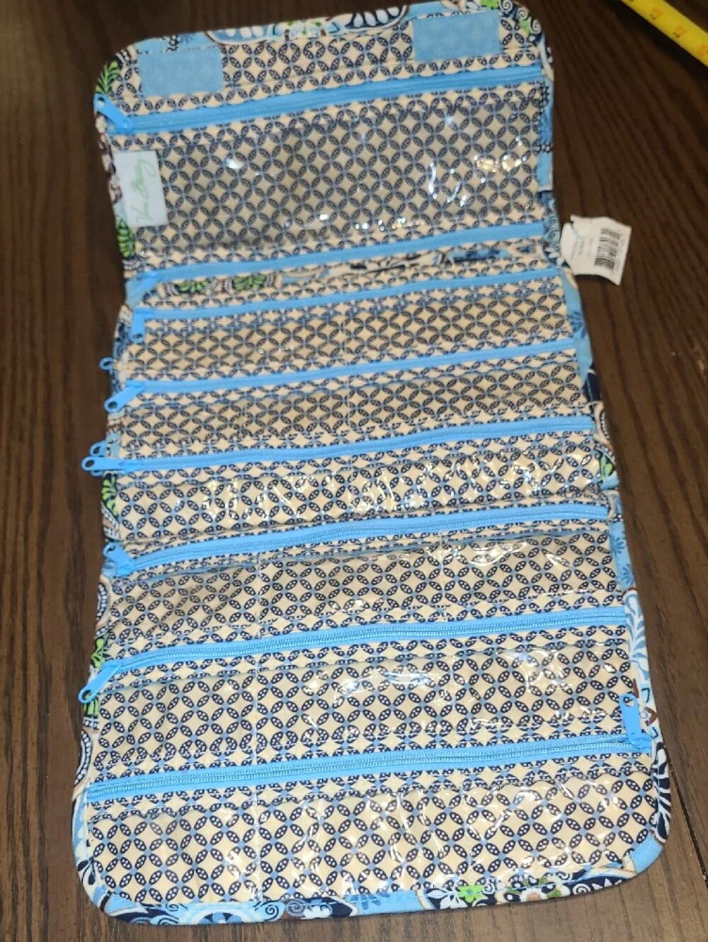 Vintage Vera Bradley Bali Blue Retired  Jewelry Book